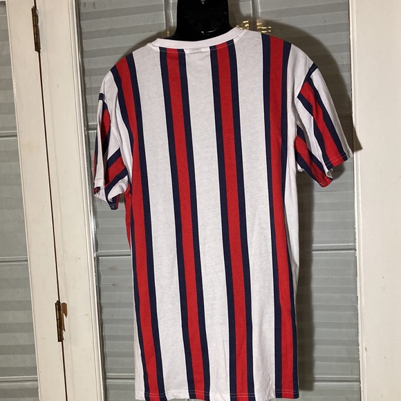 Red and white mens T-shirt - Picture 3 of 4